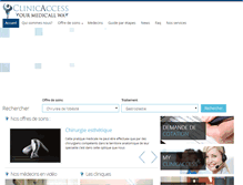 Tablet Screenshot of clinic-access.com